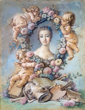 Madame de Pompadour 1754 by Francois Boucher Madame de Pompadour 1754 by Francois Boucher