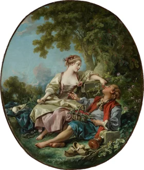 Les Sabots 1768 by Francois Boucher