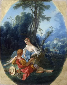 Pleasures of the Country 1743 by Francois Boucher