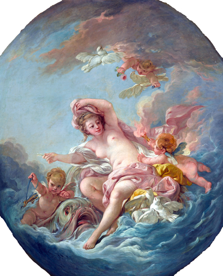 Venus Rising from the Waves 1766 by Francois Boucher, oil painting reproduction on canvas Venus Rising from the Waves 1766 by Francois Boucher