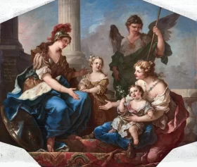 Madame Adélaïde and Madame Victoire by Francois Boucher Madame Adélaïde and Madame Victoire by Francois Boucher