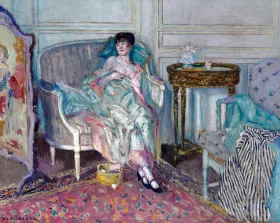 In The Boudoir by Frederick Carl Frieseke