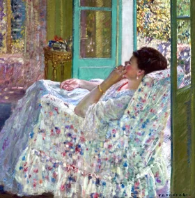 Afternoon - Yellow Room by Frederick Carl Frieseke