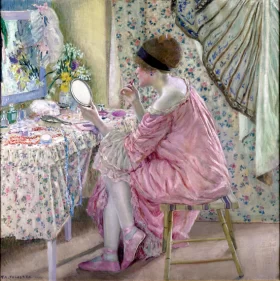 Before Her Appearance by Frederick Carl Frieseke Before Her Appearance by Frederick Carl Frieseke