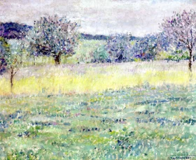 Giverny Landscape by Frederick Carl Frieseke Giverny Landscape by Frederick Carl Frieseke