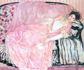Portrait Of Madame Gely by Frederick Carl Frieseke Portrait Of Madame Gely by Frederick Carl Frieseke