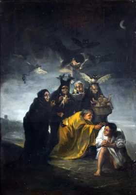 The Spell by Francisco Goya