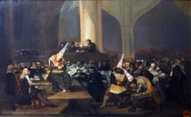 Escena de Inquisición by Francisco Goya