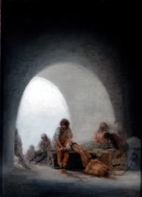 Prison Interior by Francisco Goya Prison Interior by Francisco Goya