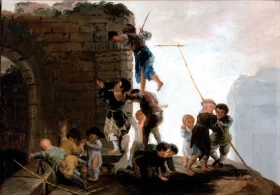 Children looking for nests by Francisco Goya Children looking for nests by Francisco Goya
