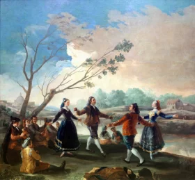 Dance on the banks of the Manzanares by Francisco Goya Dance on the banks of the Manzanares by Francisco Goya