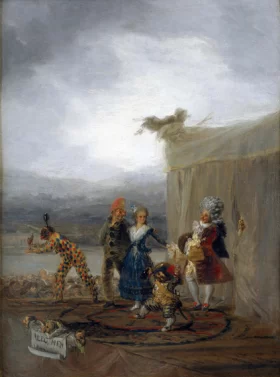 The traveling comedians 1793 by Francisco Goya The traveling comedians 1793 by Francisco Goya
