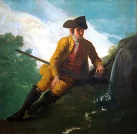 Hunter beside a fountain by Francisco Goya Hunter beside a fountain by Francisco Goya