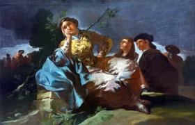 La cita 1780 by Francisco Goya La cita 1780 by Francisco Goya
