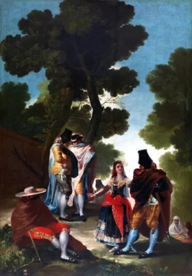 The walk of Andalusia 1777 by Francisco Goya The walk of Andalusia 1777 by Francisco Goya