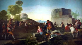 The Game of Pelota 1779 by Francisco Goya The Game of Pelota 1779 by Francisco Goya