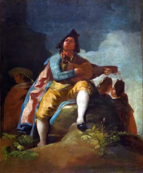 Majo with a guitar 1779 by Francisco Goya Majo with a guitar 1779 by Francisco Goya