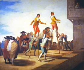 Stilts by Francisco Goya