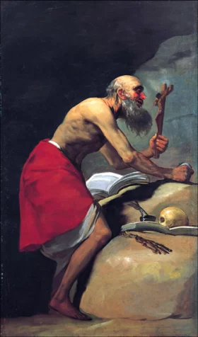 Saint Jerome in Penitence 1798 by Francisco Goya