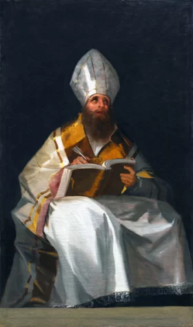 Saint Ambrose by Francisco Goya