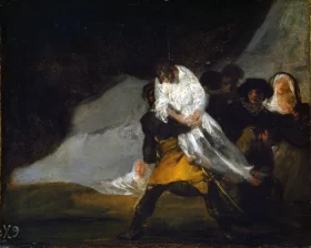 The Hanged Monk 1810 by Francisco Goya