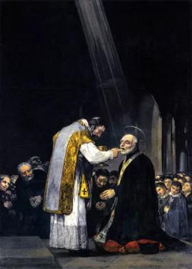 The Last Communion of St Joseph of Calasanz 1819 by Francisco Goya