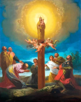 Apparition of the Virgin of the Pilar by Francisco Goya