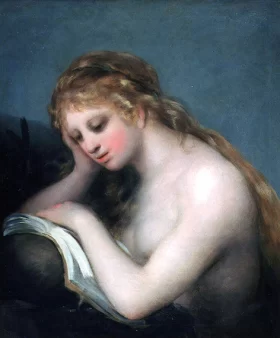 Penitent Magdalene 1792 by Francisco Goya