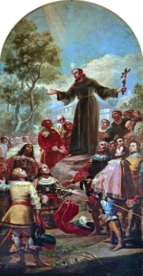 The Sermon of Saint Bernadino of Siena 1784 by Francisco Goya