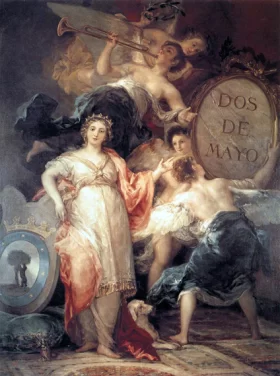 Allegory of the City of Madrid - 1810 by Francisco Goya