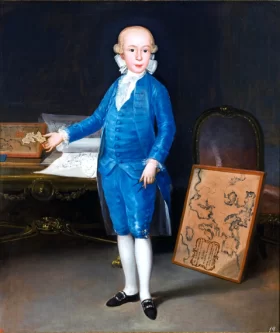 Portrait of Luis María de Borbón y Vallabriga 1783 by Francisco Goya