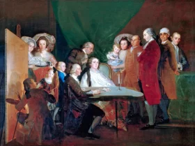 The Family of the Infante Don Luis 1784 by Francisco Goya