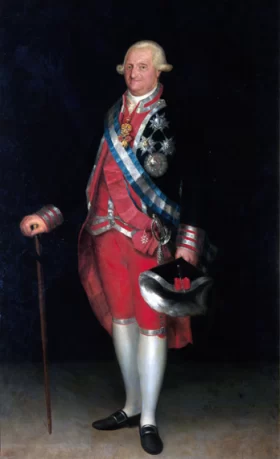 Charles IV in the Uniform of a Colonel of the Royal Guard by Francisco Goya Charles IV in the Uniform of a Colonel of the Royal Guard by Francisco Goya