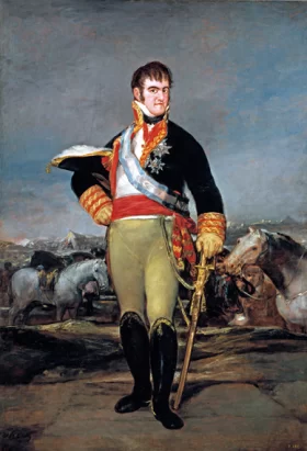 Fernando VII in camp 1815 by Francisco Goya Fernando VII in camp 1815 by Francisco Goya