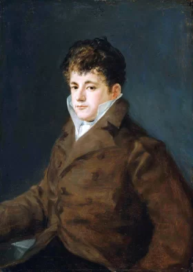 Portrait of a Young Man in Brown by Francisco Goya Portrait of a Young Man in Brown by Francisco Goya