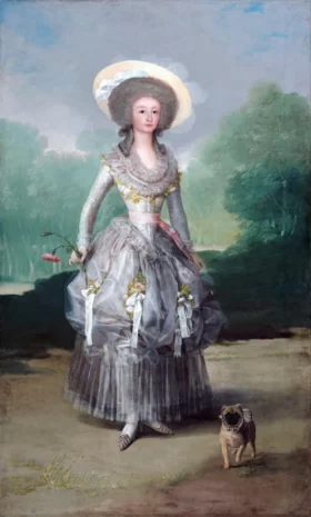 The Marquesa de Pontejos 1786 by Francisco Goya The Marquesa de Pontejos 1786 by Francisco Goya