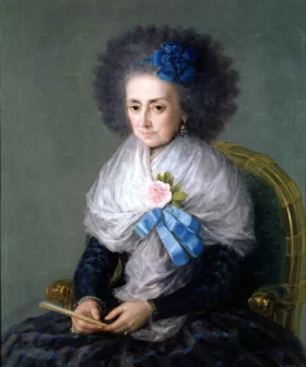 María Antonia Gonzaga, Dowager Marchioness of Villafranca 1795 by Francisco Goya