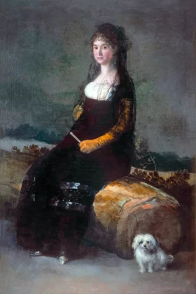 Portrait of Joaquina Candado Ricarte by Francisco Goya Portrait of Joaquina Candado Ricarte by Francisco Goya