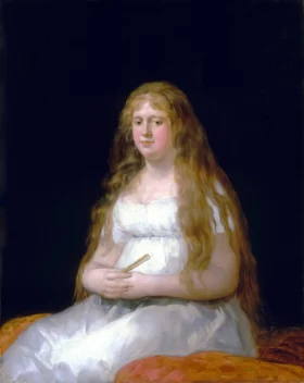 Josefa de Castilla Portugal y van Asbrock de Garcini 1804 by Francisco Goya