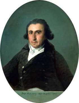 Portrait of Martín Zapater 1797 by Francisco Goya Portrait of Martín Zapater 1797 by Francisco Goya
