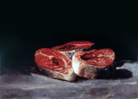 Three Salmon Steaks by Francisco Goya