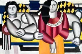 Le corsage rouge by Fernand Leger Le corsage rouge by Fernand Leger