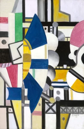 La Roue Bleue, État définitif by Fernand Leger