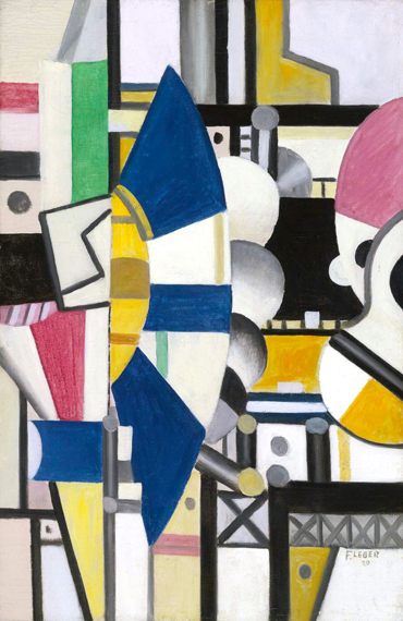 La Roue Bleue, État définitif by Fernand Leger