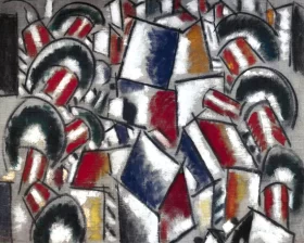 Les maisons dans les arbres by Fernand Leger Les maisons dans les arbres by Fernand Leger
