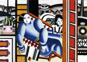 La femme et l'enfant (Mother and Child) by Fernand Leger