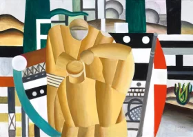 Les deux Pêcheurs by Fernand Leger Les deux Pêcheurs by Fernand Leger