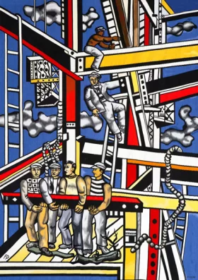 Les Constructeurs by Fernand Leger