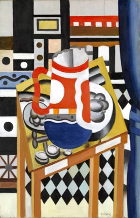 Still Life with a Beer Mug by Fernand Leger Still Life with a Beer Mug by Fernand Leger