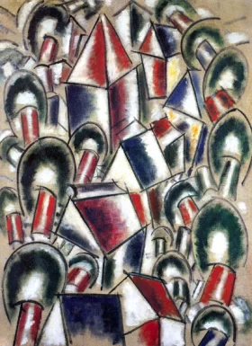 The Houses in the trees by Fernand Leger